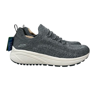 SKECHERS BOBS Sport Memory Foam Grey Shoes Women's Size