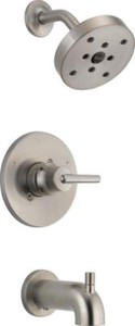 Delta Trinsic 14 Series Tub and Shower Trim Stainless-Certified Refurbished