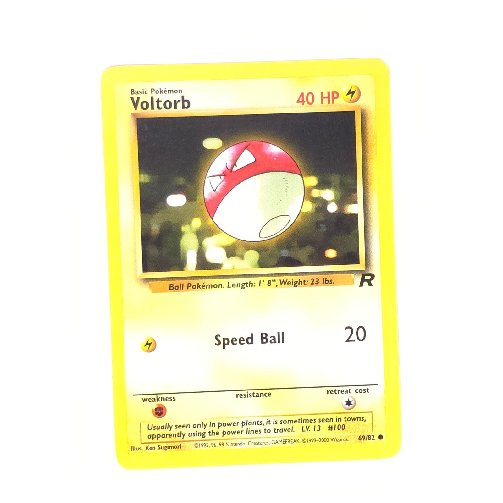 Voltorb 69/82 Pokemon Team Rocket Common NM