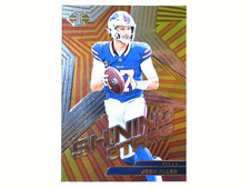 2023 Panini Illusions Football Josh Allen Shining Stars Insert Card #12 Bills