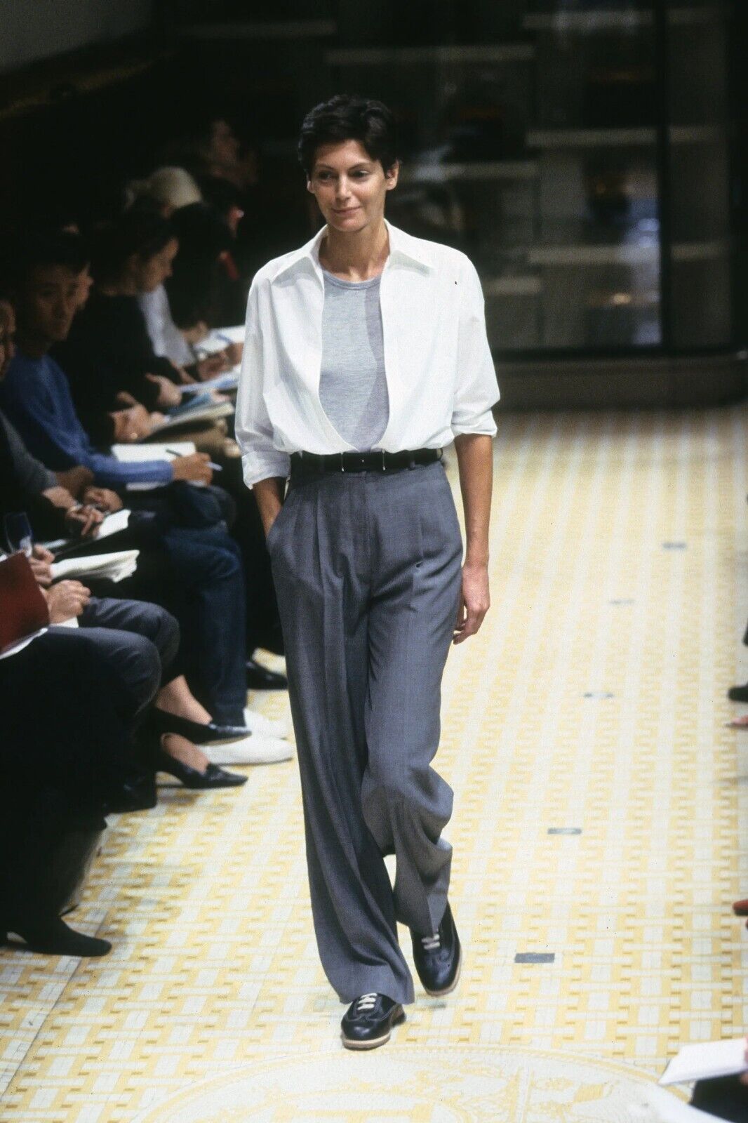 Hermes Paris Margiela Spring 1999 White Linen Var… - image 2