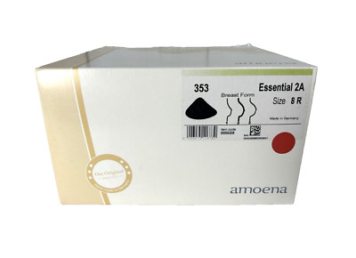 AMOENA WOMEN'S 353 ESSENTIAL 2A BREAST FORM SIZE 8-R IVORY-RIGHT MADE IN GERMANY