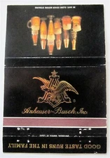 ANHEUSER-BUSCH Inc. AMERICAN BREWING CO. ST.LOUIS, MO MATCHBOOK COVER 
