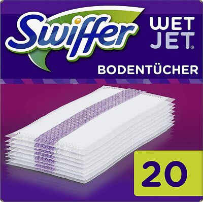Swiffer WetJet  Bodenwischer Wischtücher Bodentücher Nachfüllpack 20 Tücher