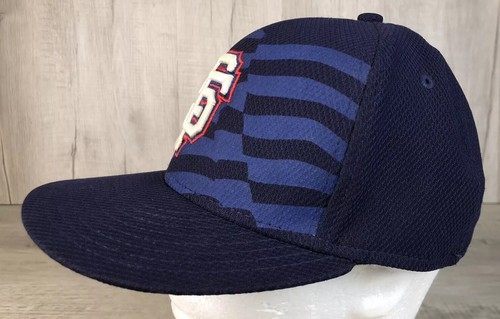 San Francisco Giants 59Fifty New Era Fitted Hat Patriotic Baseball Size 7 1/8 - Picture 3 of 21