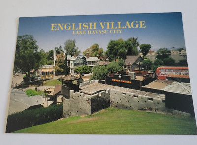 Vintage 1991 Postcard English Village Lake Havasu City Arizona