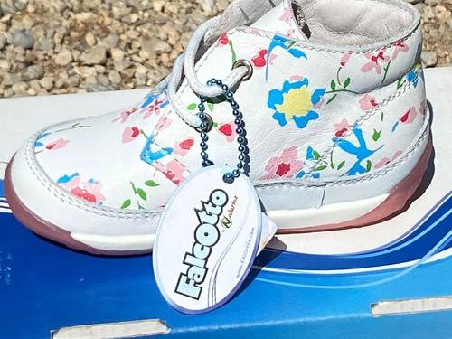 Scarpe Bambina 20 Falcotto 936 Naturino Stivaletto Motivo Floreale Infante  Nuovo | eBay