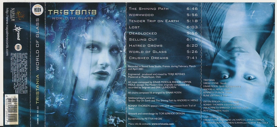 Тристания Мир Стекла 2002 Украина Кассета EX редкий металл - Изображение 2 из 4