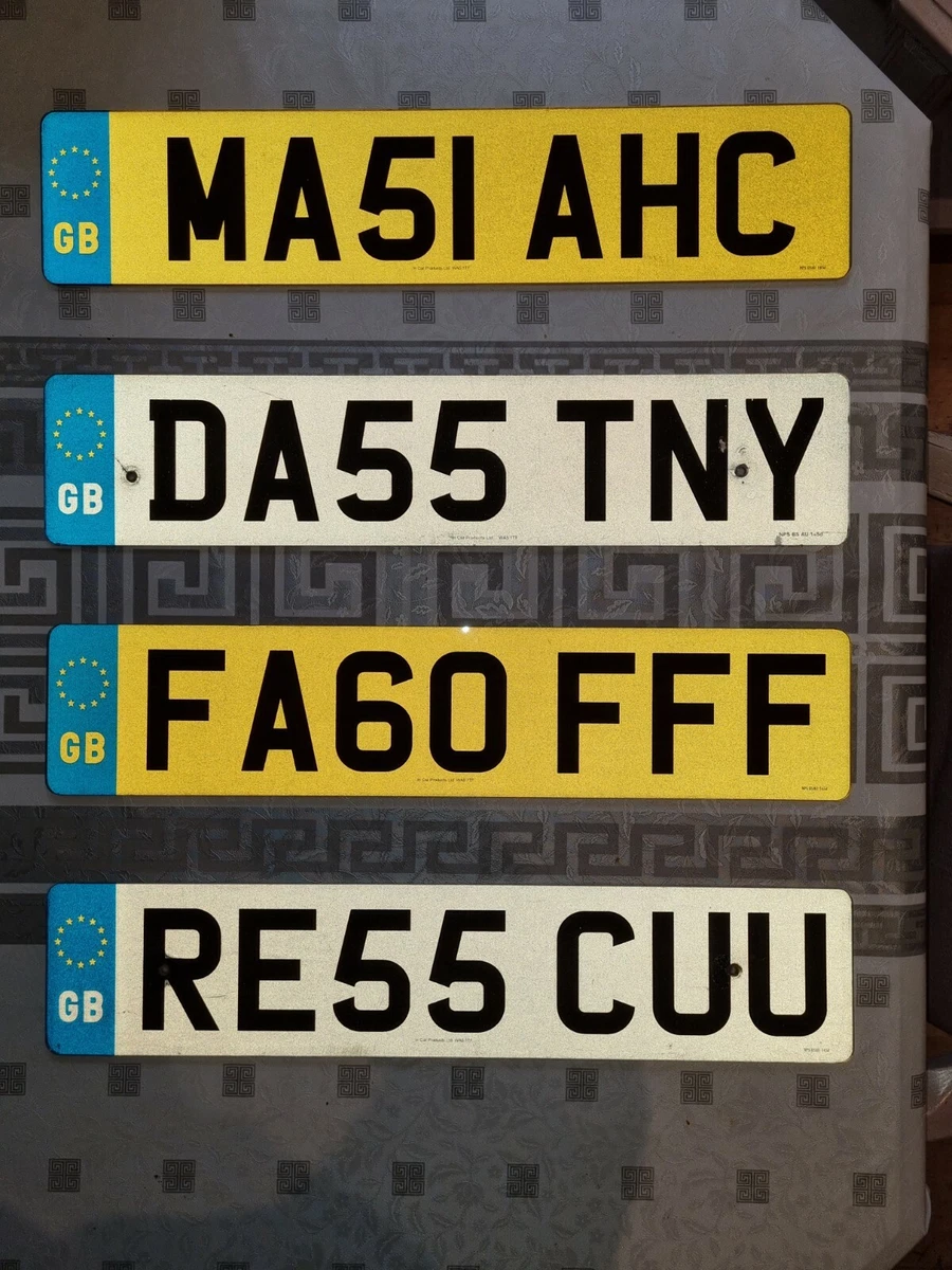 Reg plates for sale deals