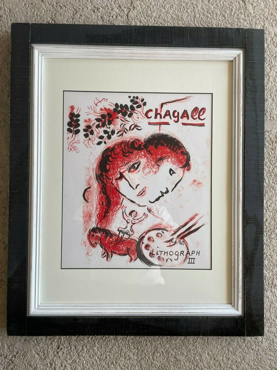 Original MARC CHAGALL LITHOGRAPH Lithograph III Mourlot