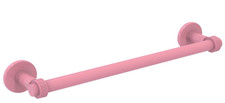 36" Allied Brass 2051G/36-PNK Continental Collection Towel Bar Grooved Det. Pink