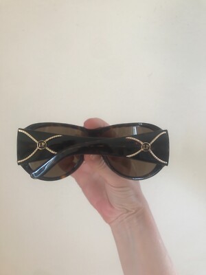 Orig. LA PERLA SPE 138S Col.722 SONNENBRILLE mit STRASS + ETUI Italien RETRO RAR