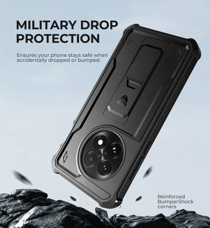 DEXNOR for OnePlus 13 Case Heavy Duty Rugged Cover with Kickstand - Image 3 of 4