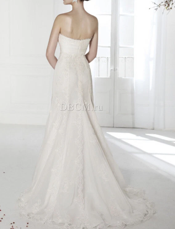 Fara Sposa 5210 婚礼礼服 8 码,甜心领,美人鱼,A10 — 第 2/4 张图片