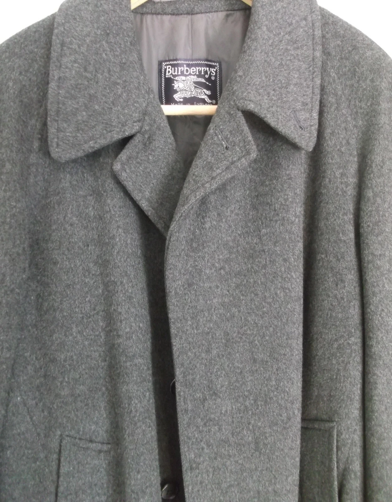 CAPPOTTO VINTAGE BURBERRY LONDRA 100% LANA AUTENTICO S 48 Reg. 80!!!!