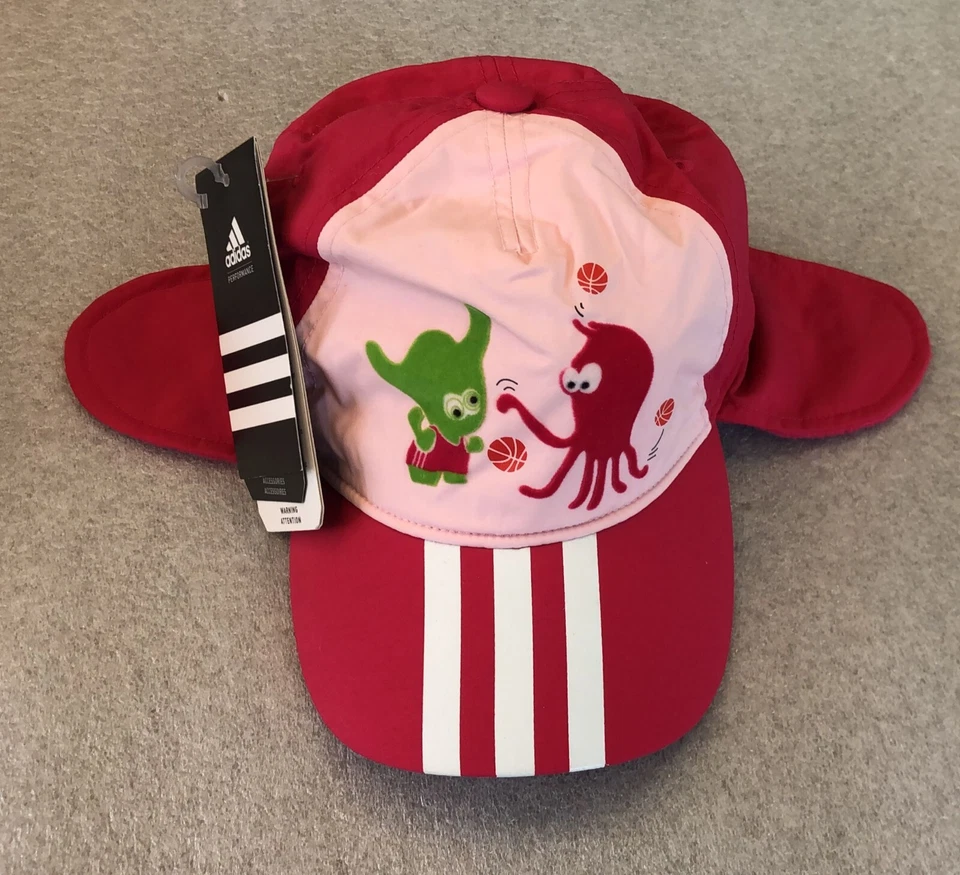 4542 adidas Chapeau Avec Cache-Oreilles Enfant Rembourré Hiver Casquette - Photo 1/1