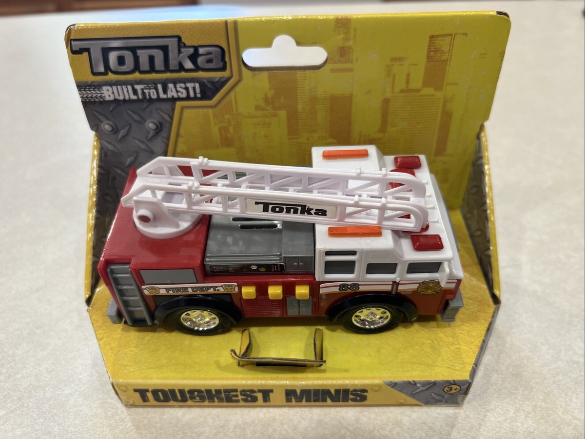 Tonka Toughest Minis Fire Truck with Lights Sounds NEW
