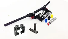 Fasst Flexx Flex 12 Degree Enduro High Handlebar Black Pad + Rox 2" Riser Fast