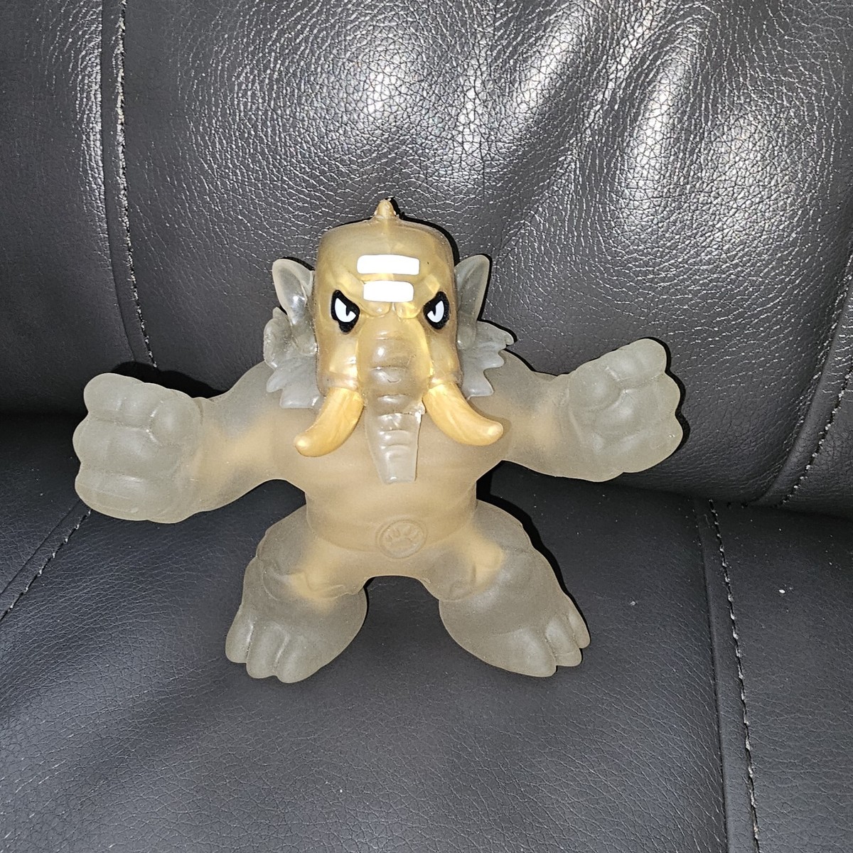 Heroes Of Goo Jit Zu Gold Elephant Tusk Man Stretch Squish Toy by