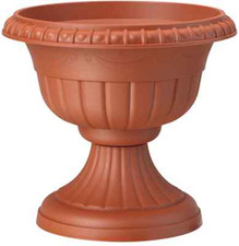 ⌀25-46cm Pflanzkübel Blumenspindel Pflanzschale Roma Topf auf Fuß Terracotta