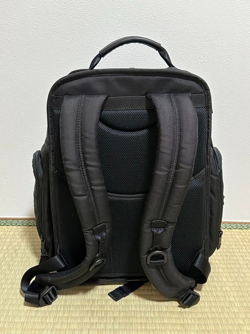 Tumi Alpha 3 Brief Pack Backpack Black Shoulder Bag Business Travel Nylon Outlet View 5