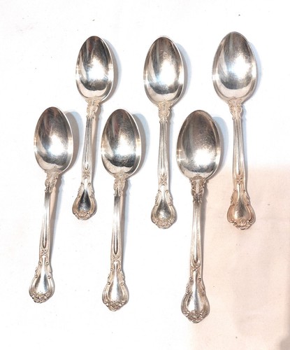 Vintage 5 Löffel Gorham Chantilly Sterlingsilber Teelöffel kein Mono alte Marke 170 grm