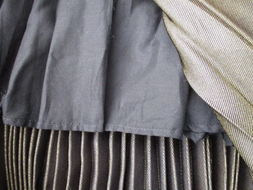 Amit Aggarwal Anthropologie Caron Pleated Metallic Midi Skirt NEW New with Tag - Picture 6 of 9