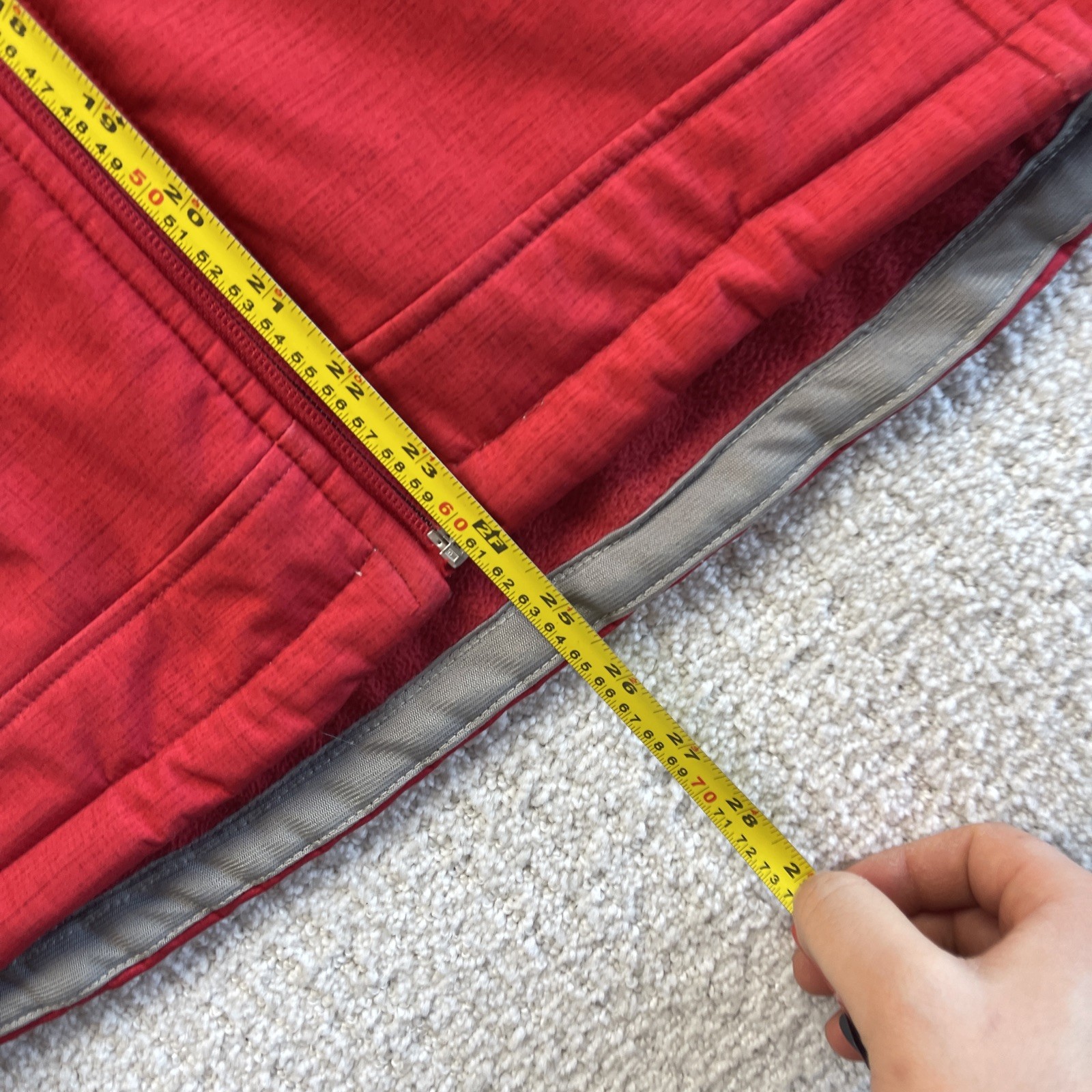 Free Country Softshell Tech Jacket Gorpcore Red W… - image 8