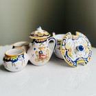 Antique French Faience Hand Painted Tableware Set Rouen & Etretat Normandy — photo 5