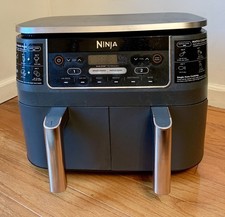 Ninja 6QT Air Fryer Foodi 5-in-1 2-Basket Technology DZ090 Control 1760W