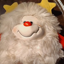 Soft White Clown Plush Stuffed Animal Rainbow Legs Red Nose 14-24 in 