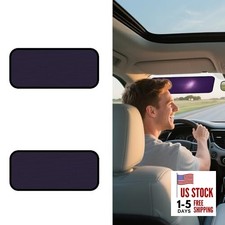Square Car Window Shades for Windshield   2-Pack Static Cling Glare Blocker