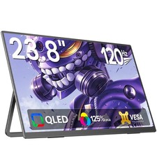 UPERFECT 23.8" 1080P 120Hz Portable Monitor Computer Monitor Freestanding Screen