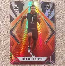 Panini 2020 Phoenix Football Damon Arnette Rookie #149 Las Vegas Raiders Card. rookie card picture