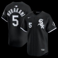 Chicago White Sox Munetaka Murakami Nike Black Alternate Limited Jersey XL 175