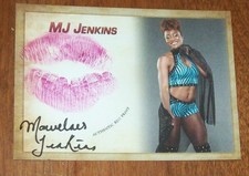 2020 Collectors Expo Wrestling Diva MJ Jenkins Autographed Kiss Card