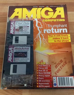 Amiga Computing Magazine - Ausgaben 93 mit zwei Deckdisketten (ungeöffnet noch versiegelt)