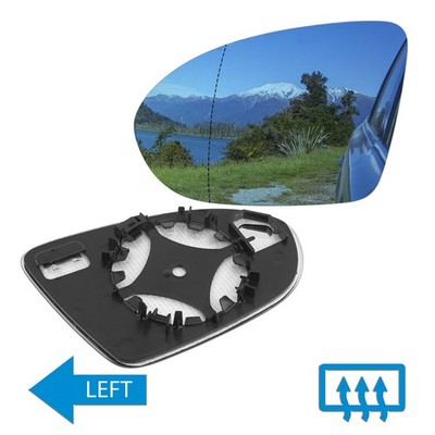 Außenspiegel Spiegelglas Links Blau Glas für Vauxhall Insignia MK II (B) ab 2017