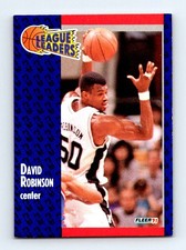 #225 1991-92 Fleer David Robinson San Antonio Spurs