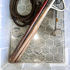 Narrow Boat  mooring equipment including 3 No Mooring pins 2 No Wind lasses