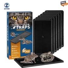 Mouse Glue Traps 6 Packs Large Glue Traps for Mice and Rats Indoor Sticky Traps