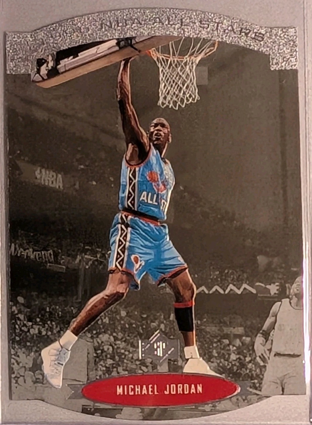 1995-96 NBA Upper Deck SP All Stars Die Cut Michael Jordan #AS2 Bulls