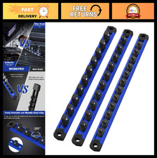 Magnetic Socket Organizer Set - 3-piece 14 38 12 Tool Storage Rails Magnetic Socket Organizer Set - 3-piece 14 38 12 Tool Storage Rails