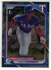 2024 BOWMAN CHROME PABLO GUERRERO BLACK SAPPHIRE /10 PROSPECT G54