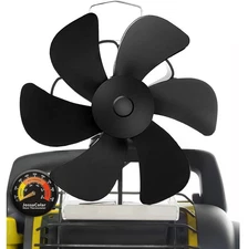 Wood Stove Fan Heat Powered Fireplace Thermoelectric Fan for Buddy Heater