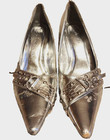 FOREVER silver heels pump shoes- size 9 — photo 4