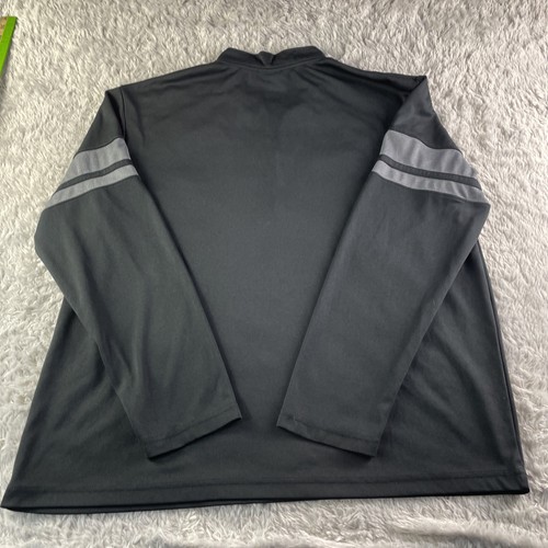 Vegas Golden Knights Jacket Mens Extra Large Black Gray Quarter Zip Pullover NHL - Picture 4 of 8