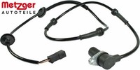 Metzger 0900195 Sensor FüR Raddrehzahl ABS Sensor Raddrehzahl FüR Audi