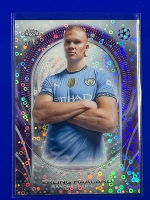 Erling Haaland Manchester City Ultimate /75 Purple 24/25 Topps Flagship #USC-33