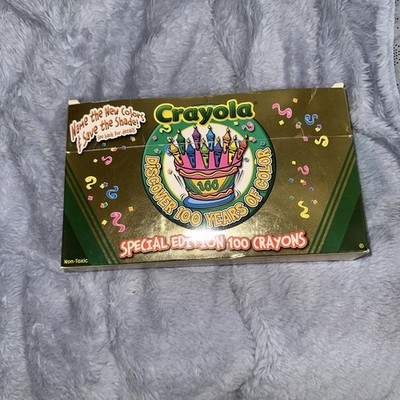 Crayola Special Edition, 100 Crayons, Discover 100 Years of Color, Sealed
